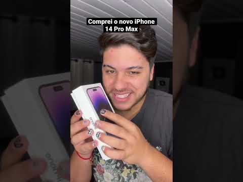 COMPREI O NOVO IPHONE 14 PRO MAX