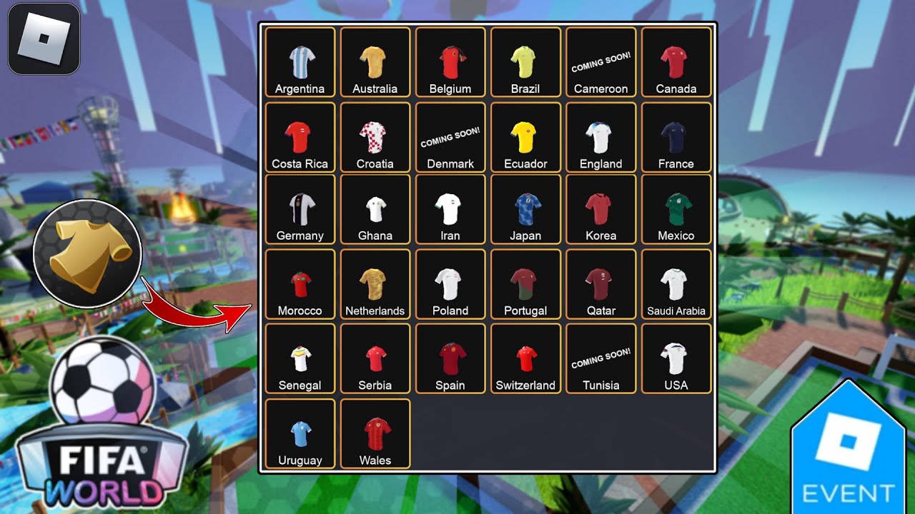 Roblox: How to Get All Free Items in FIFA World