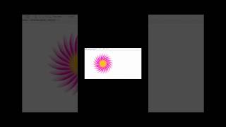 a spiral pattern created in CorelDRAW using radial duplication and blending techniques. #coreldraw