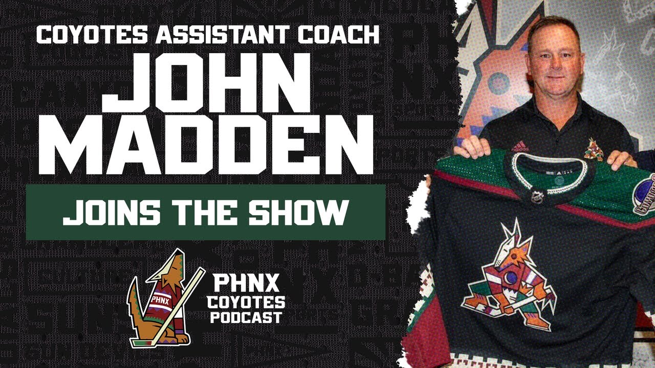 Arizona Coyotes' new assistant coach John Madden joins the show - YouTube