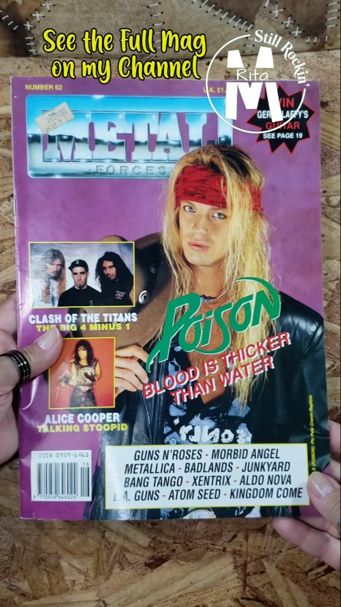 Poison on Metal Forces (UK-1991) Magazine | Flip-Through on my