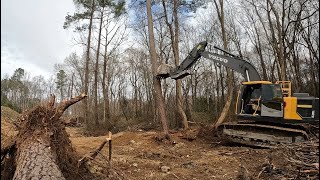 Clearing The Trees For The 10 Acre Pond Dam Expansion