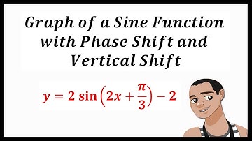 GRAPH OF SINE WITH PHASE SHIFT AND VERTICAL SHIFT
