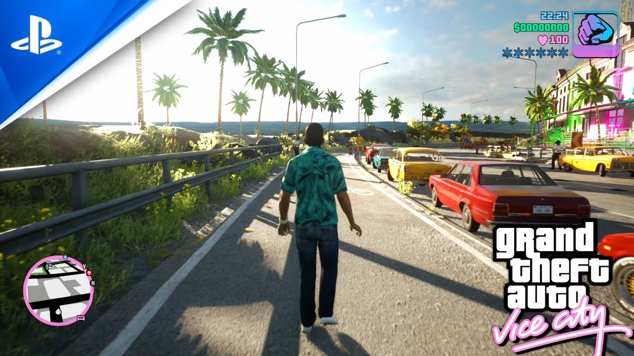 GTA Vice City é refeito na Unreal Engine 5 e ganha trailer