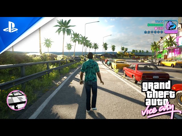 Grand Theft Auto Vice City Remake in Unreal Engine 5 looks spectacular