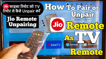 How to Unpair Jio fiber remote with TV | Jio Fiber | Jio Fiber Set Top Box | Technical Diy Video |