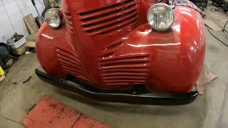 front bumper on the old dodge truck