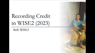 Recording Credit in WISE2