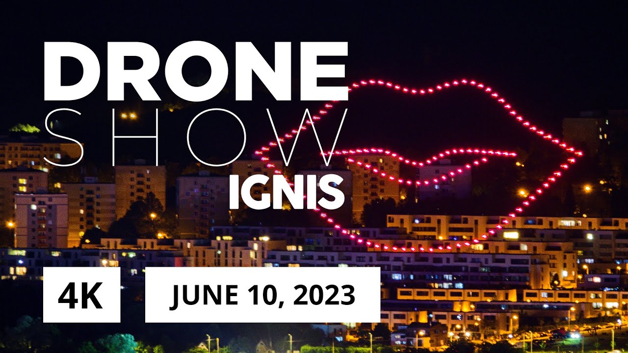 4K IGNIS DRONE SHOW 10.06.2023 | Brno přehrada lake | OFFICIAL VIDEO