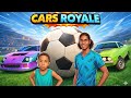 Eu e dyllan jogando cars Royale tem futebol né um jogo de carros
