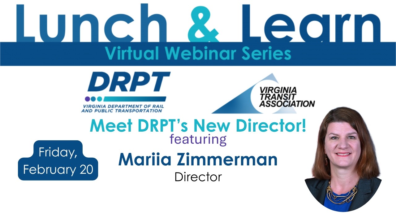 Meet DRPT's new Director, Mariia Zimmerman!