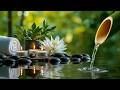 Relaxing Piano With Bamboo Water Fountain 🌿 Healing Music for Deep Sleeping, Meditation Music.