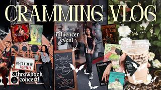 last week of july reading vlog | cramming vlog & akon concert??