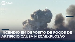 Video deposito-de-fogos-de-artificio-pega-fogo-e-explode-nos-estados-unidos