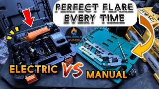 Flaring tips w/ NAVAC Flaring Tool VS Hand made flares