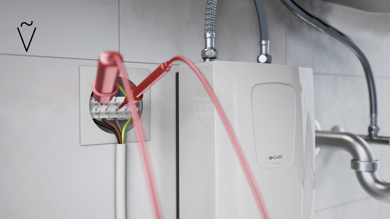 CDX-U (from 2022) – installation of the instant water heater under kitchen  sink - YouTube