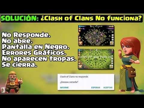Solución: Clash of Clans ¿NO FUNCIONA? Se Cierra, No Abre, Pantalla en Negro, Reparar Android ǀ ECOC
