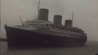 Rare Footage of S.S Normandie