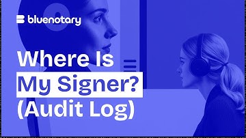 "Where is My Signer?" How to Check Your Audit Log