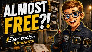 I Tried Electrician Simulator… This Went WRONG ⚡ #ps5 #sale #electriciansimulator #DutchSimWorld