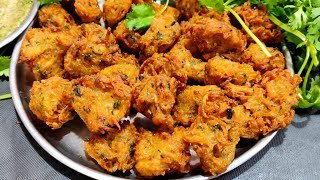 बारिश के मौसम में बनाये करारेदार आलू लच्छा पकौड़ा।  Aloo Laccha Pakora। potato lachha pakoda