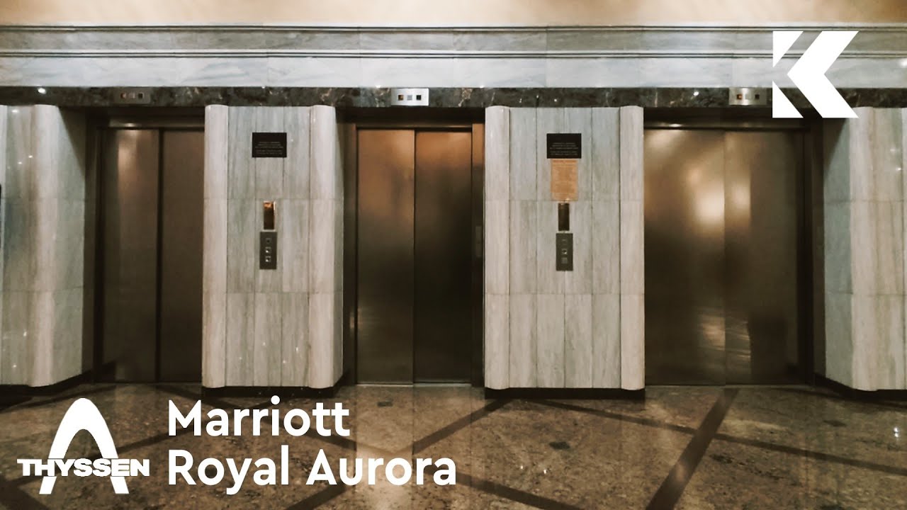 (⚡Редкость) 3 Лифта Thyssen 1998 г. @ Отель Marriott Royal Aurora*****