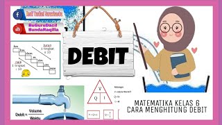 CARA MENGHITUNG DEBIT AIR - MATEMATIKA KELAS 6 #debit  #matematika #matematikasd #rumusjitu