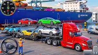 Cars Transporter Truck Driving Simulator - Cargo Transport Multistory Vehicle - Android GamePlay screenshot 5