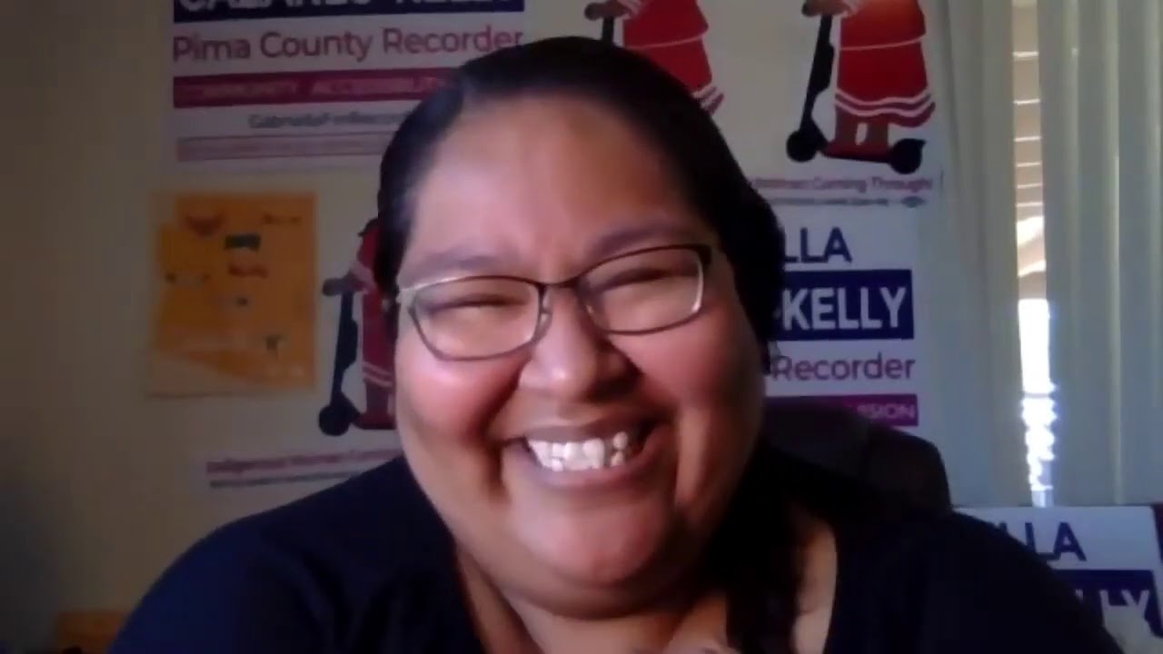 Gabriella Cazares Kelly, Candidate for Pima Recorder, at DGT on 7/27/2020
