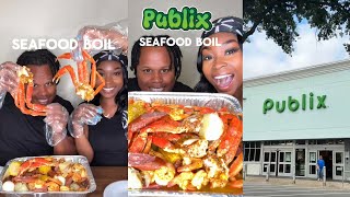 Seafood Boil at Publix !??? 😳 🦀🍤🌽🥔Go get your crab legs seasoned & steamed! Don’t walk RUN ! 😆😭