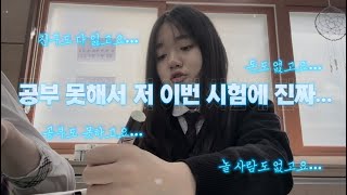 흔한 모범생의 쌈뽕 미술 수행평가 브이로그🔥 분명 내 영상인데 쌤이 주인공임 [오늘도 살아있음 1일차]