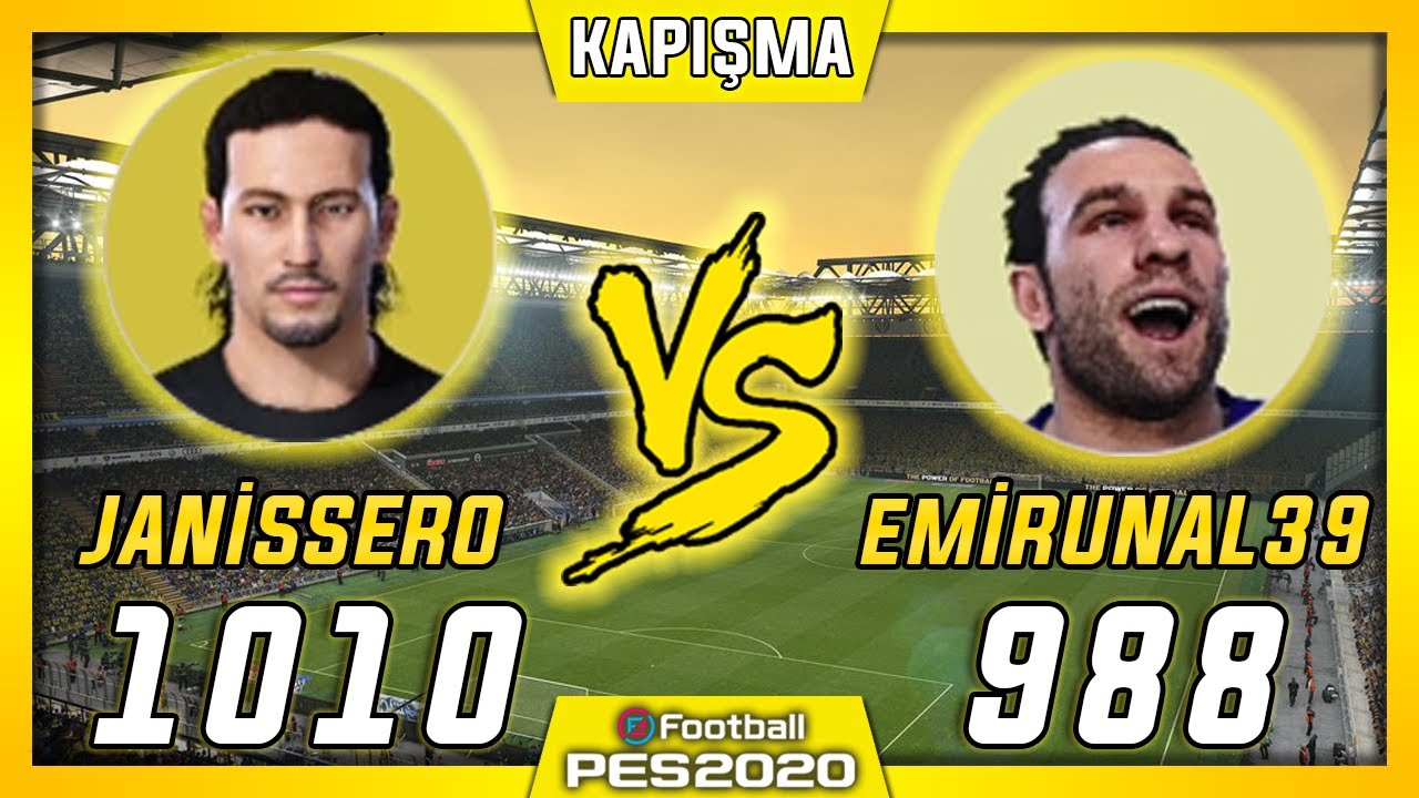 JANİSSERO VS EMİRUNAL39 | PES 2020 MYCLUB KAPIŞMA
