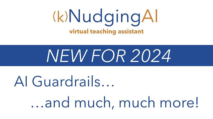 New for 2024: AI Guardrails for faculty and much more