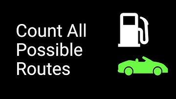 Coding Interview Problem - Count All Possible Routes