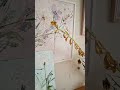 Текстурные интерьерные картины с цветами.