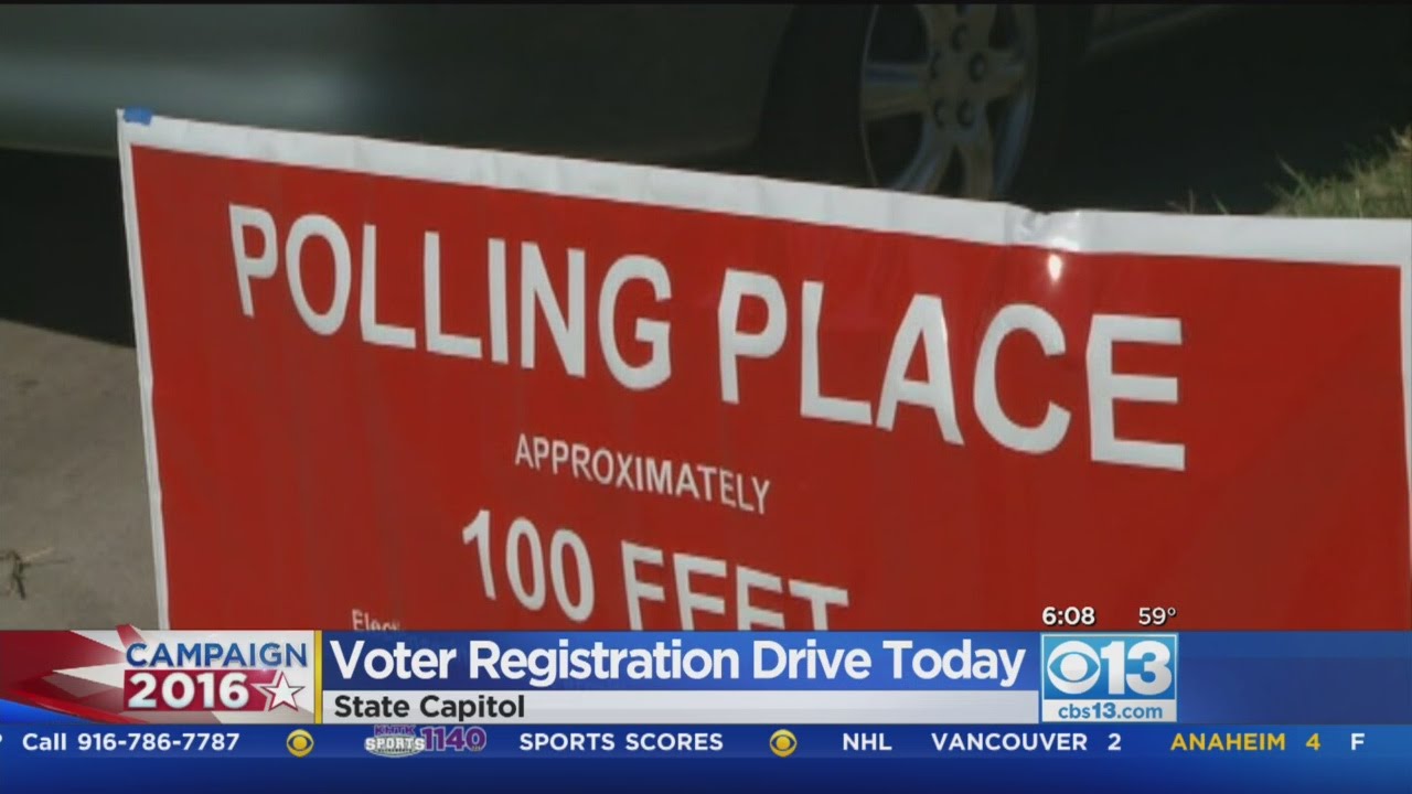 Monday Is The Last Day To Register To Vote In California - YouTube