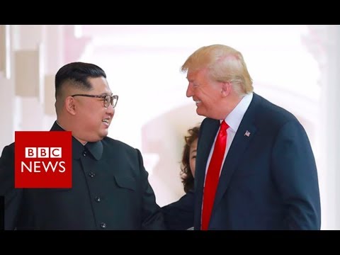 Trump on Kim Jong-un: 'We fell in love' - BBC News