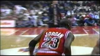 Michael Jordan 50 point game timeline by Bruce Blitz