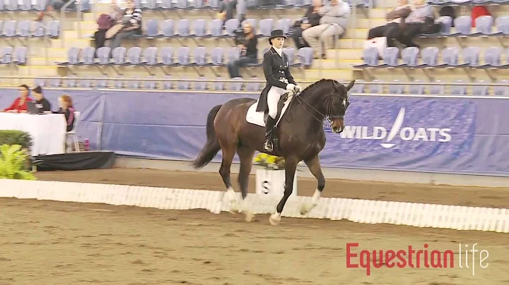 Victoria Stuckey and Mayfield Miracle FEI Young Ri...