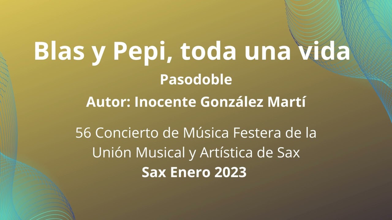Blas y Pepi, toda una vida