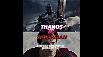 Thanos VS Superman#shorts #fyp #mcu #thanos #superman #dceu #vs #marvel #dc #1v1 #trending #short