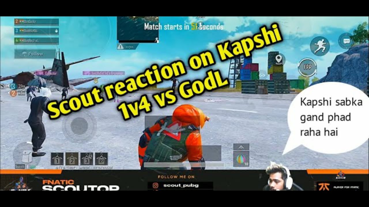 Scout reaction on Kapshi 1v4 vs GodL    INES Kapshi 1v4 clutch vs GodL