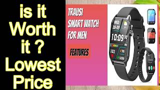 REVIEW TRAUSI Smart Watch for Men Features - Important Information