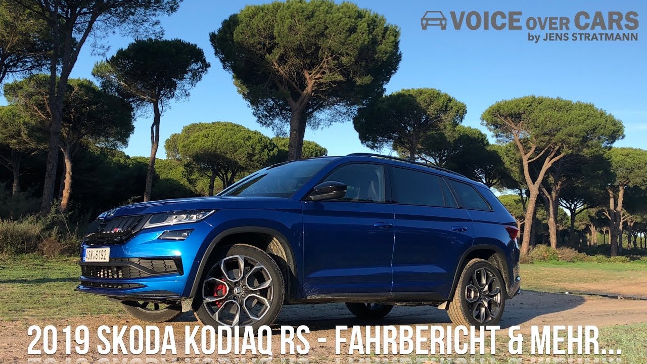 19 Skoda Kodiaq Rs Fahrbericht Test Review Meinung Kritik 5 Sitzer Kofferraum Motor Sound Youtube