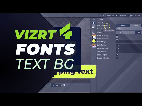 Create A Backplate That Grows With Your Text in Vizrt