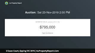 3 Essex Court, Epping VIC 3076 | AuPropertyReport.Com