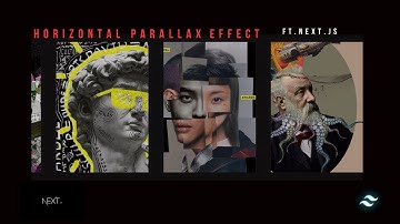 Build a Horizontal Parallax Effect | NEXT.JS | TailwindCSS | Web Animations
