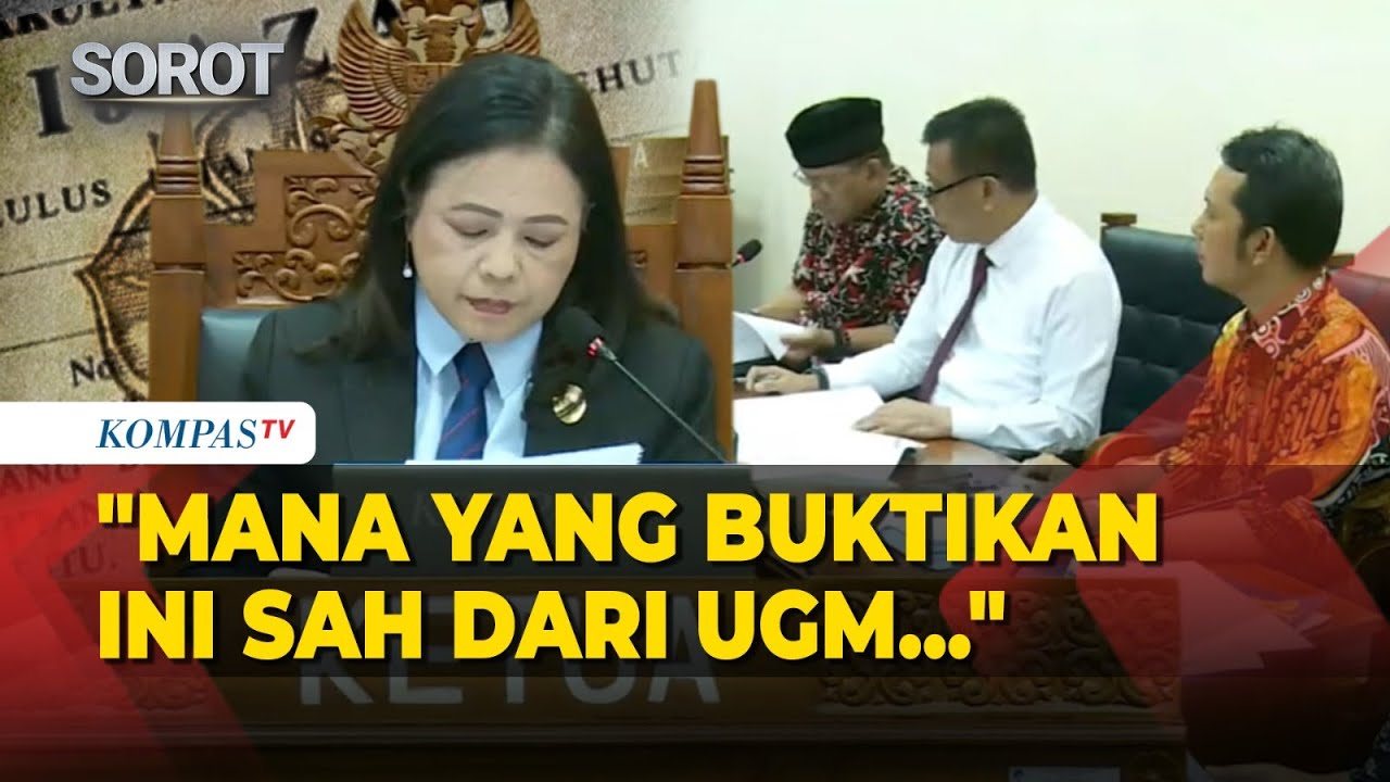 Ketua Sidang KIP Cecar UGM soal Berkas Jokowi: Tidak dalam Penguasaan Itu, Tak Ada Berarti