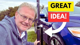 Ham Radio: An Impressive Antenna Mast Support Solution!
