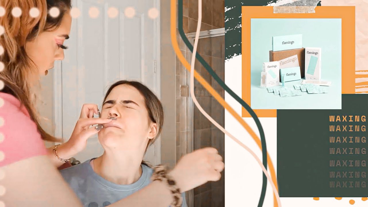 WAXING MY SISTER'S UPPER LIP YouTube